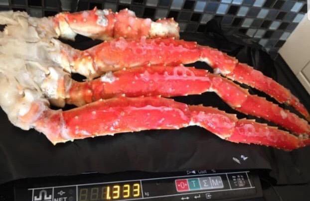 Клешни камчатского краба L1, вес 0.5-0.7 кг