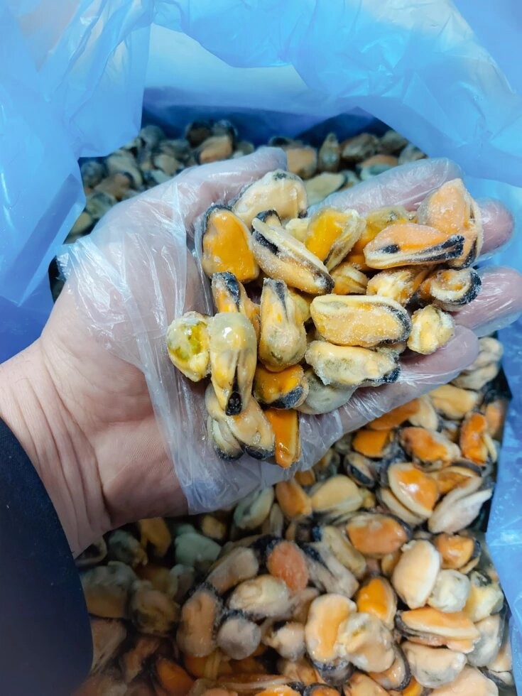 Мидии варёно-мороженные мясо Чили