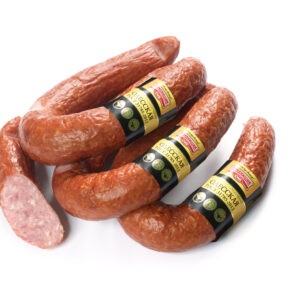 Колбаса сырокопченая Салями с фундуком Романишин ~ 600-900 г в шт